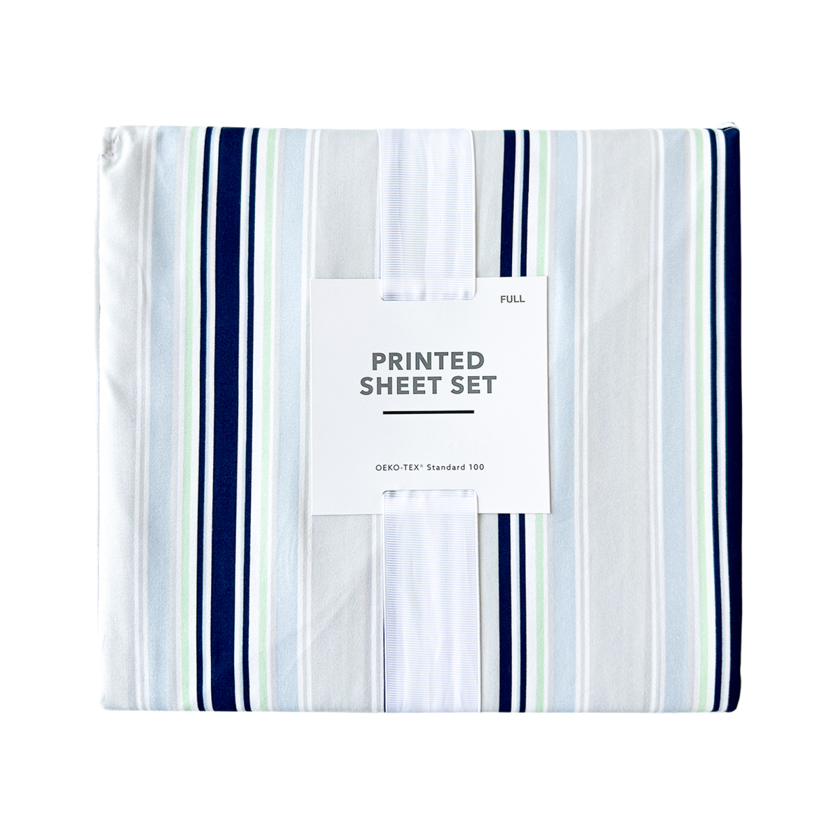 slide 1 of 4, Meijer Corporate Seasonal UB Sheets, Full, Classic Stripe, Full Size