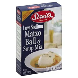 Streit's Matzo Ball & Soup Mix Low Sodium