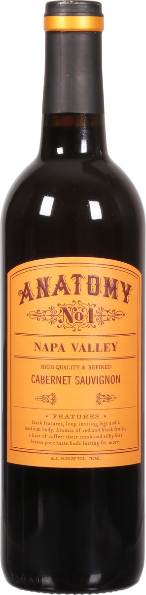 slide 3 of 12, Anatomy Napa Valley Cabernet Sauvignon 750 ml, 750 ml