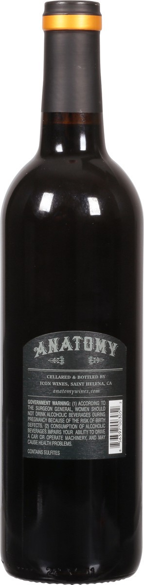 slide 6 of 12, Anatomy Napa Valley Cabernet Sauvignon 750 ml, 750 ml