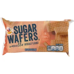 Giant Vanilla Sugar Wafer Cookies