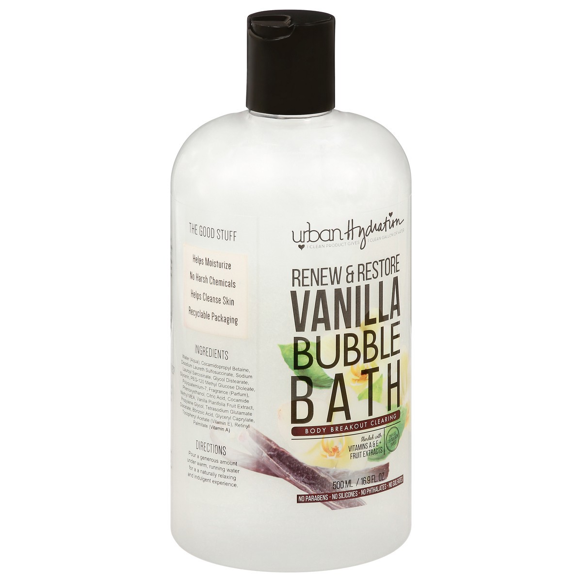 slide 2 of 9, Urban Hydration Renew & Restore Vanilla Bubble Bath 16.9 fl oz, 16.9 fl oz