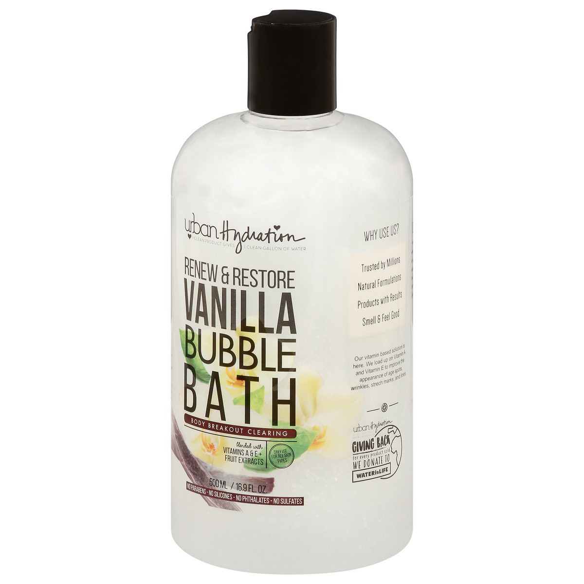slide 3 of 9, Urban Hydration Renew & Restore Vanilla Bubble Bath 16.9 fl oz, 16.9 fl oz