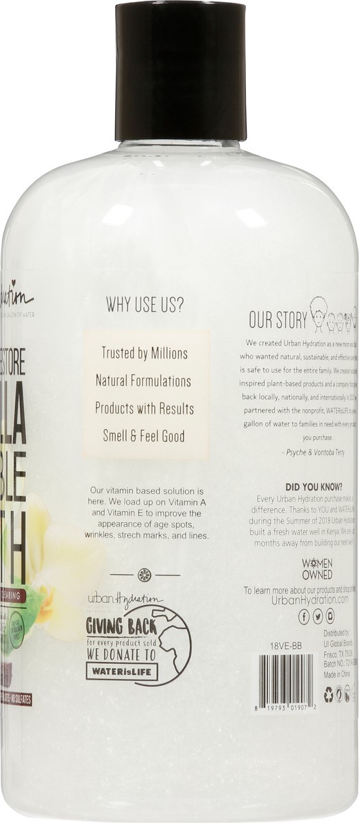 slide 8 of 9, Urban Hydration Renew & Restore Vanilla Bubble Bath 16.9 fl oz, 16.9 fl oz