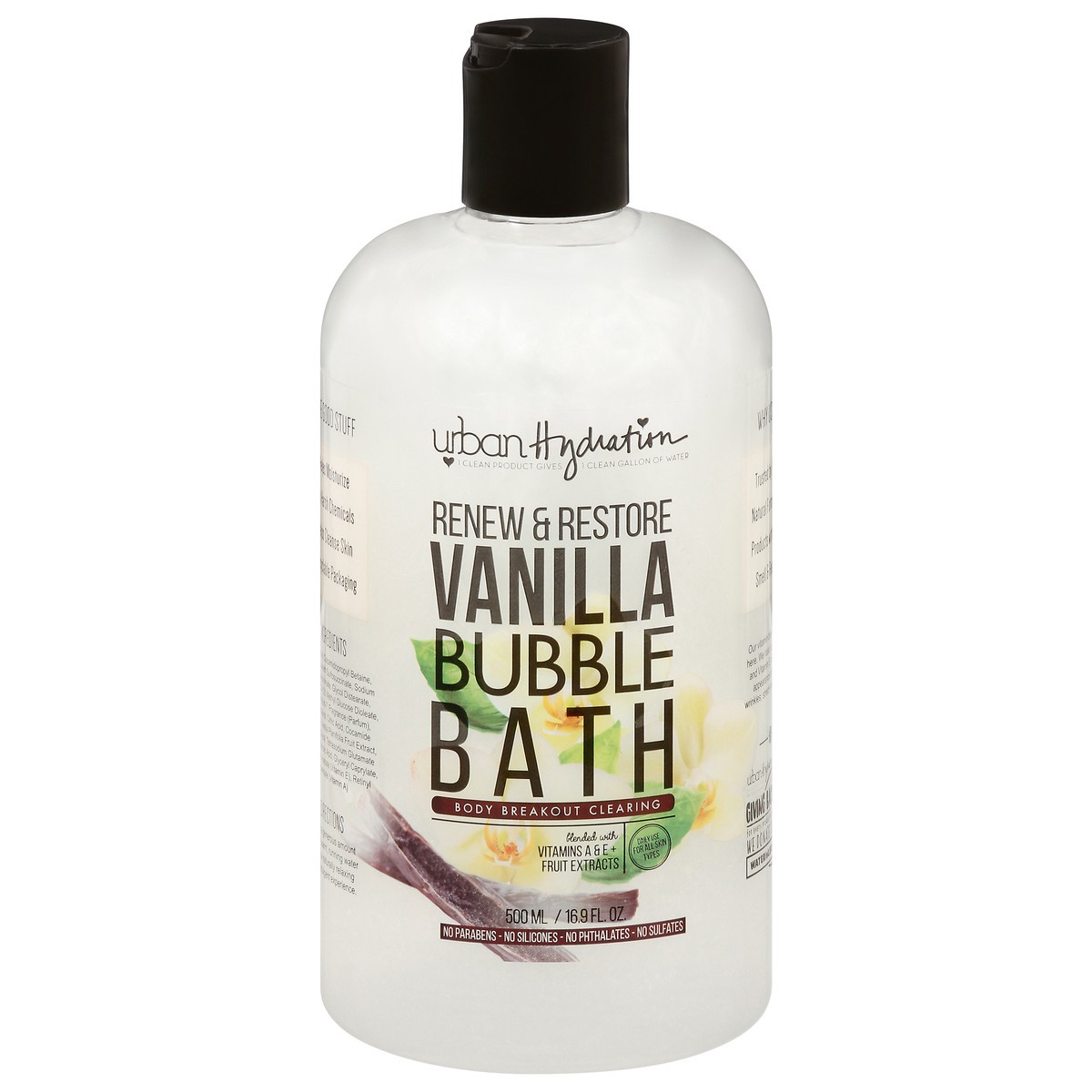 slide 1 of 9, Urban Hydration Renew & Restore Vanilla Bubble Bath 16.9 fl oz, 16.9 fl oz