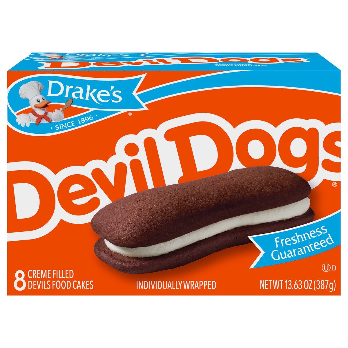 slide 1 of 30, Drake's Cakes, Drake's Family Pack DEVIL DOGS , 12.8 oz