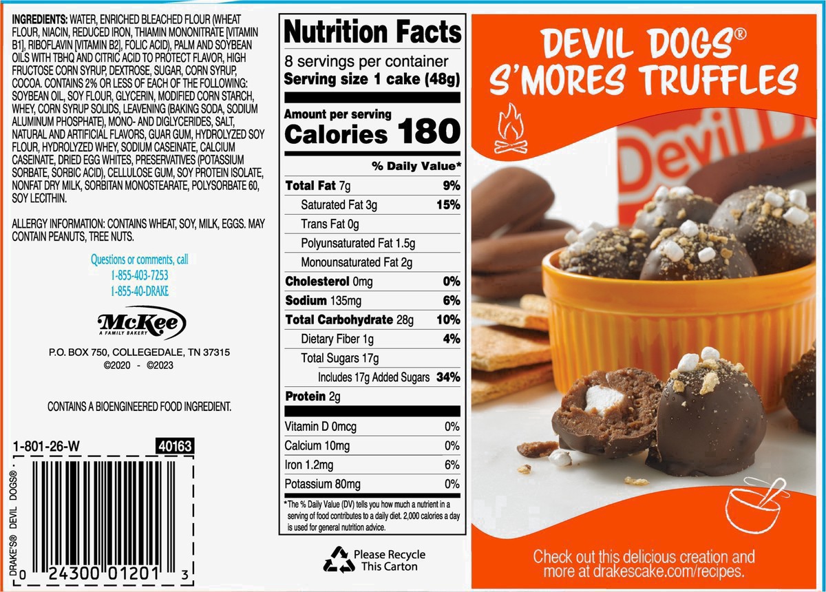 slide 13 of 30, Drake's Cakes, Drake's Family Pack DEVIL DOGS , 12.8 oz