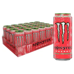Monster Energy Under the firework lit night sky, you''ve got your crush by your side. With good music and better friends, it''s the best summer ever. Unleash the Ultra beast with Ultra Watermelon! Zero sugar, easy drinking refreshing flavor with the explosive Monster Energy blend to light-up those hot summer nights. Ultra Watermelon is summertime in a can so you can enjoy it anytime. Monster Energy Ultra Watermelon has 10 calories and zero sugar but with all the flavor you''re accustomed to and packed with our sugar-free Monster Energy blend.