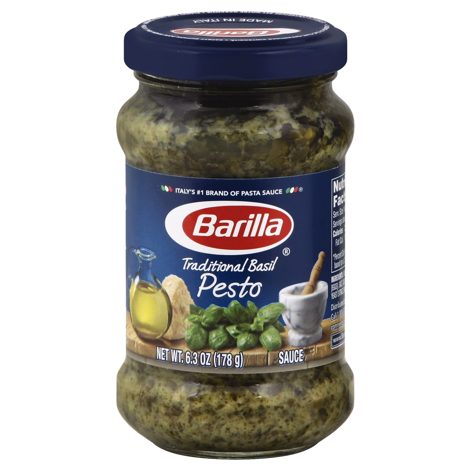 slide 1 of 2, Barilla Traditional Basil Pesto, 6.3 oz