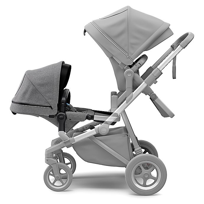 slide 4 of 5, Thule Sleek Stroller Sibling Seat - Grey Melange, 1 ct