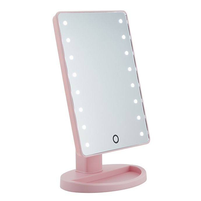 slide 4 of 6, Thinkspace Beauty Edge LED Mirror - Blush, 1 ct