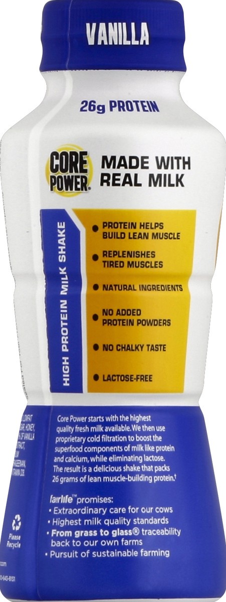 slide 2 of 4, Core Power 11.5 fl oz - 26g Vanilla Core Power Protein Drink by Fairlife Milk, 11.50 fl oz