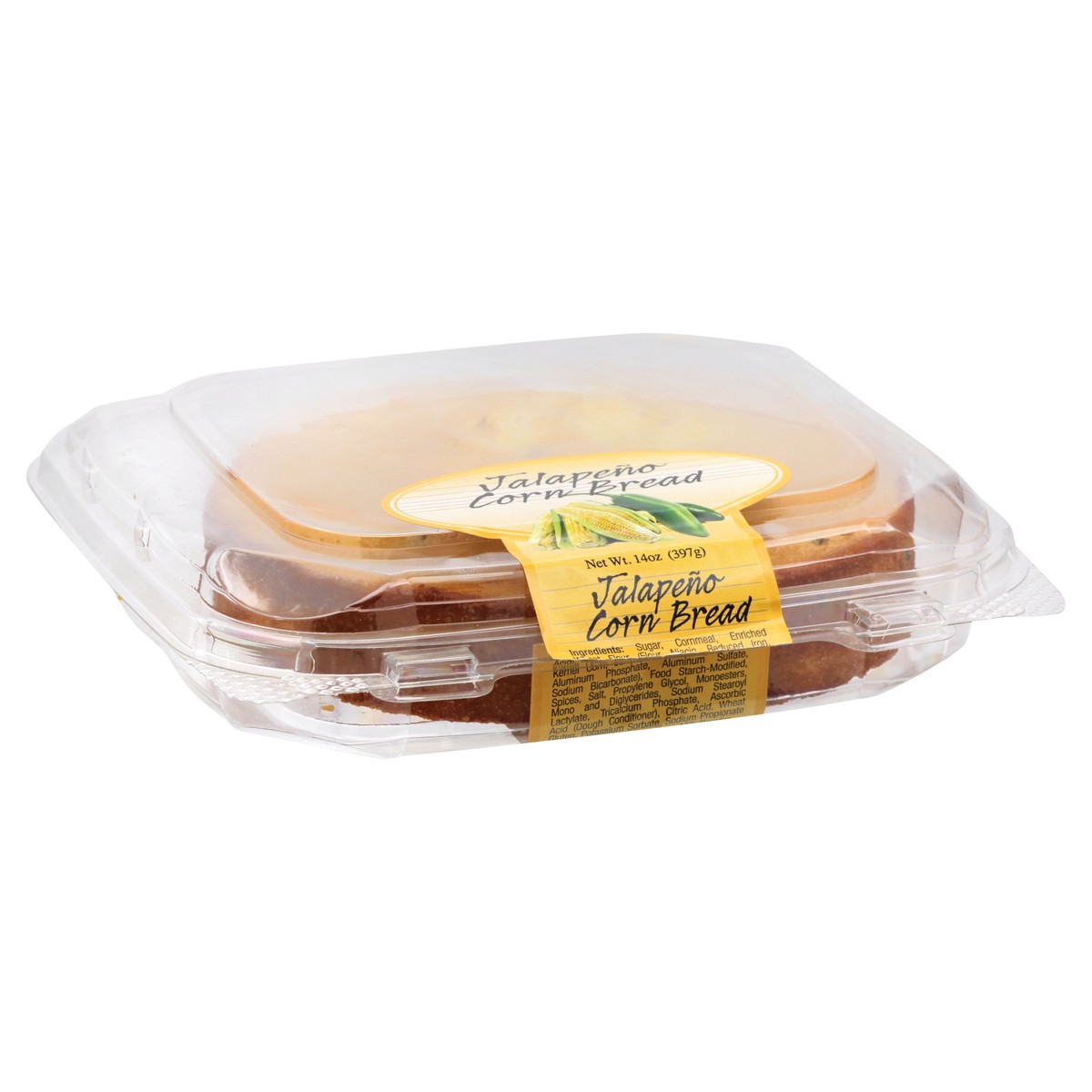 slide 7 of 9, Olson's Baking Co. Corn Bread, Jalapeno, 14 oz