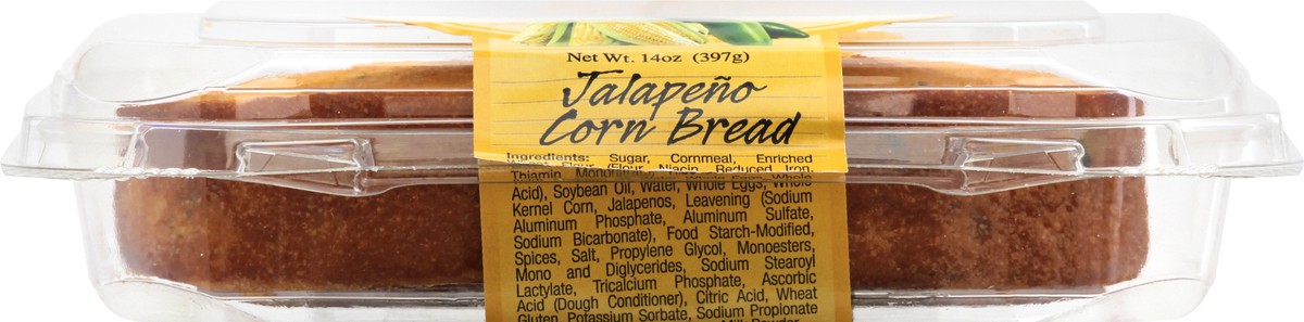 slide 4 of 9, Olson's Baking Co. Corn Bread, Jalapeno, 14 oz