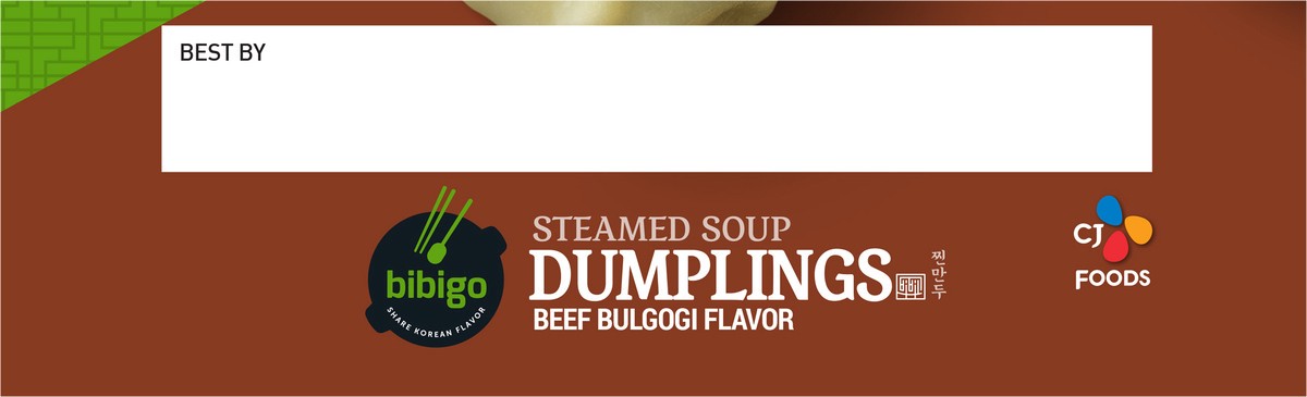 slide 8 of 9, Bibigo Steamed Soup Beef Bulgogi Flavor Dumplings 6.6 oz, 6.6 oz