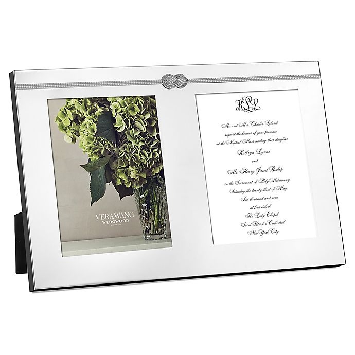 slide 2 of 2, Vera Wang Wedgwood VeraInfinity Double Invitation Frame, 1 ct