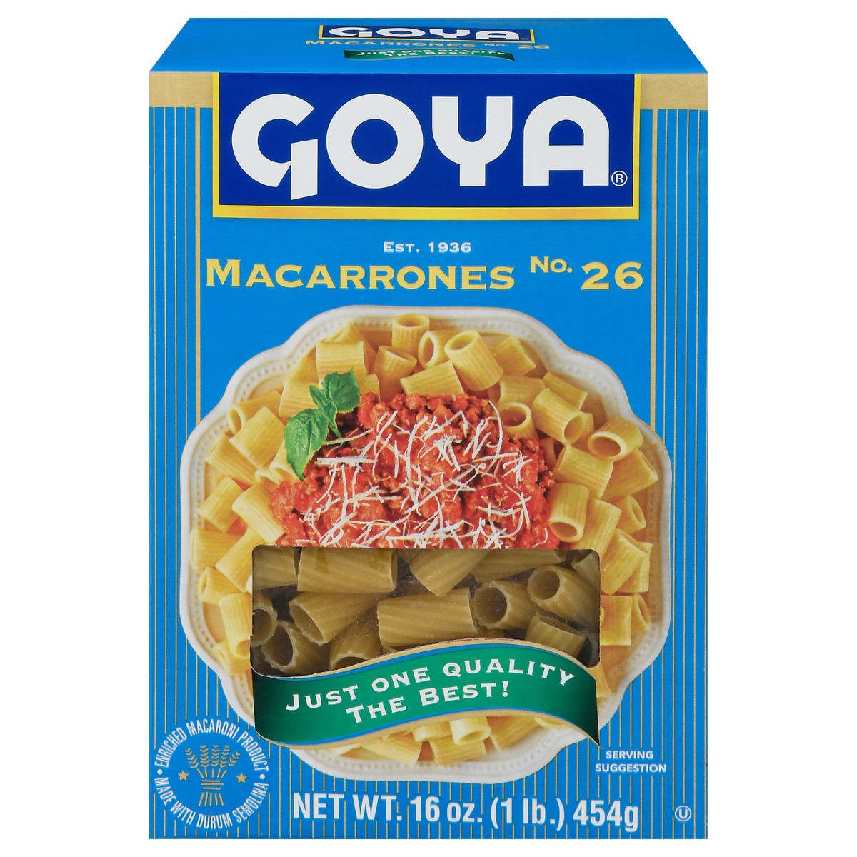 slide 3 of 4, Goya Macarrones No. 26 Pasta 16 oz, 16 oz