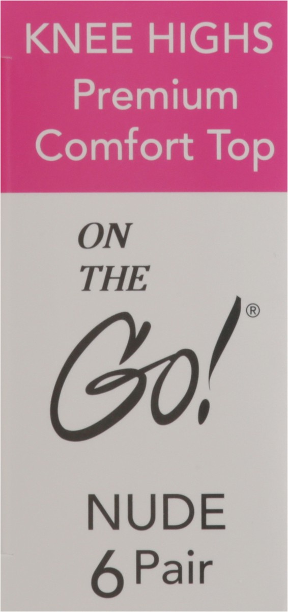 slide 5 of 11, Knee High Nude 6 Pack, 6 ct