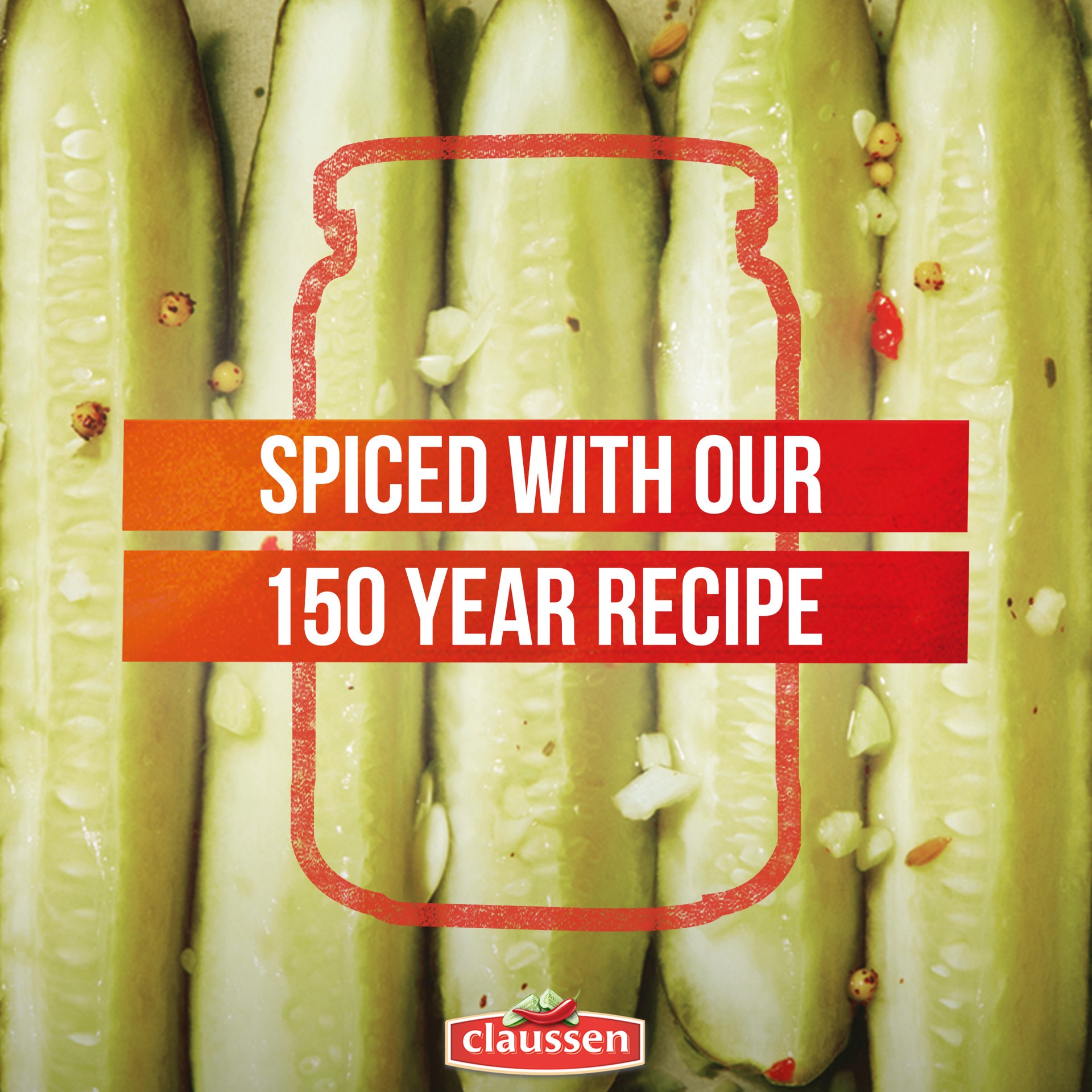 slide 5 of 5, Claussen Hot & Spicy Pickle Spears, 24 fl. oz. Jar, 24 fl oz