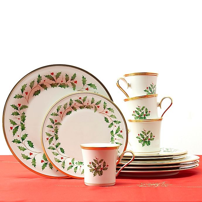 slide 2 of 3, Lenox Holiday Dinnerware Set, 12 ct