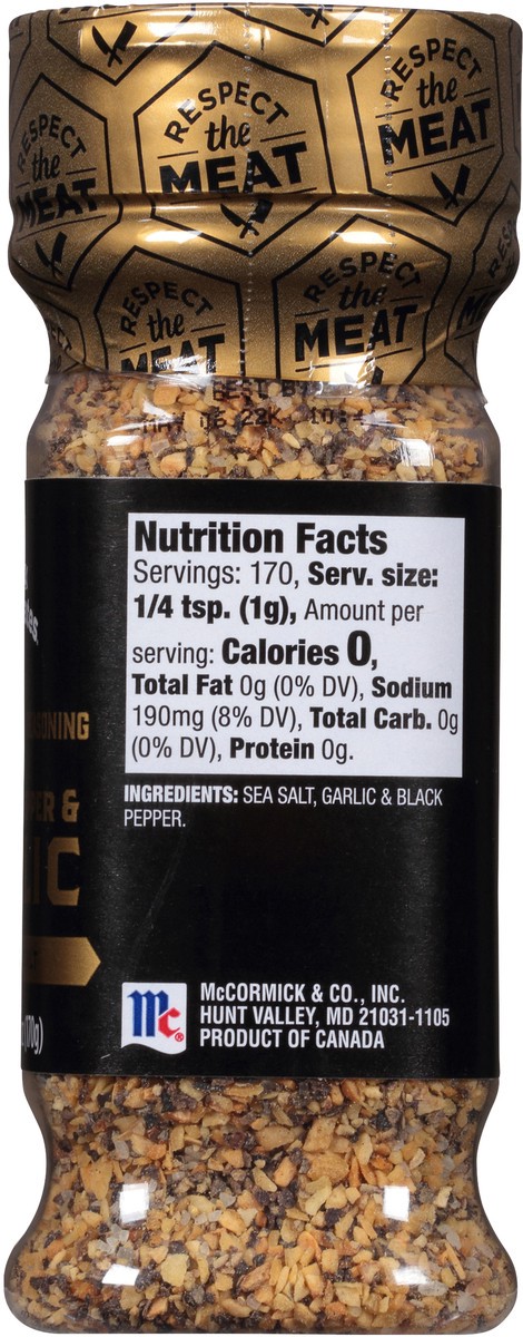 slide 2 of 7, McCormick Grill Mates Cracked Pepper, Garlic & Sea Salt Seasoning, 6.03 oz, 6.03 oz