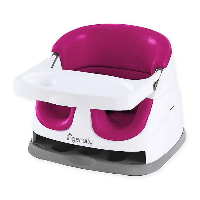 slide 1 of 1, Ingenuity Baby Base 2-in-1 Booster Seat - Pink, 1 ct