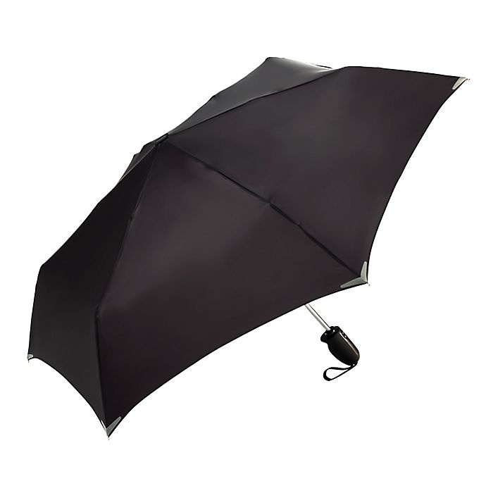 slide 2 of 2, Shedrain WalkSafe Auto Open & Close Rain Umbrella - Black, 1 ct