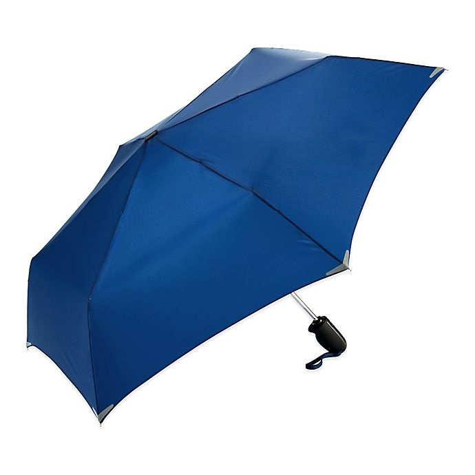 slide 2 of 2, Shedrain WalkSafe Auto Open & Close Rain Umbrella - Navy, 1 ct