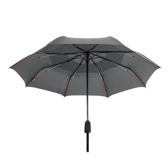 slide 1 of 2, ShedRain Vortex Windproof Umbrella - Charcoal, 1 ct