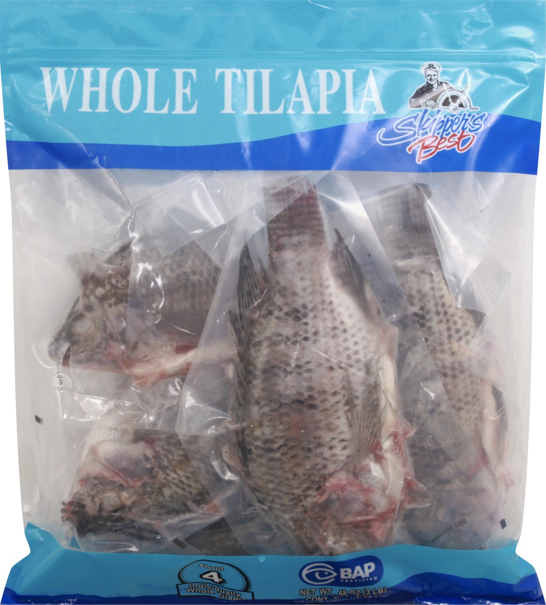 slide 1 of 13, Skippers Best Whole Tilapia 48 oz, 48 oz