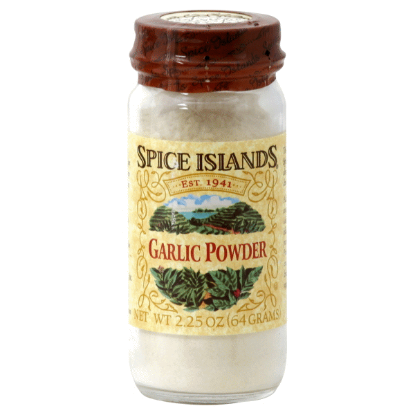 slide 1 of 1, Spice Islands Garlic Powder Jar, 2.25 oz