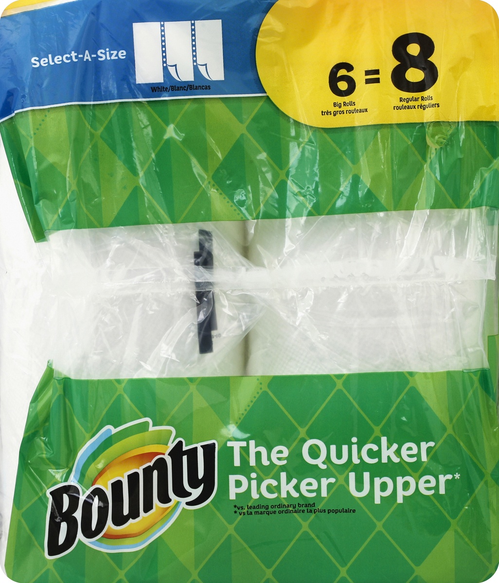 slide 3 of 5, Bounty Paper Towels, 6 ct