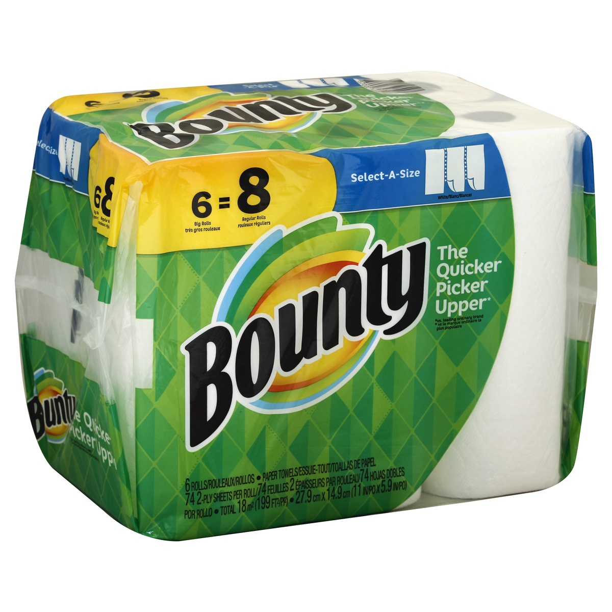 slide 5 of 5, Bounty Paper Towels, 6 ct