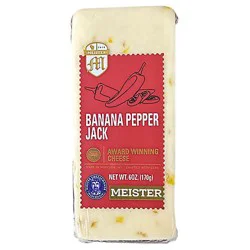 Meister Cheese Company Cheese Jack Banana Peppr - 6 OZ