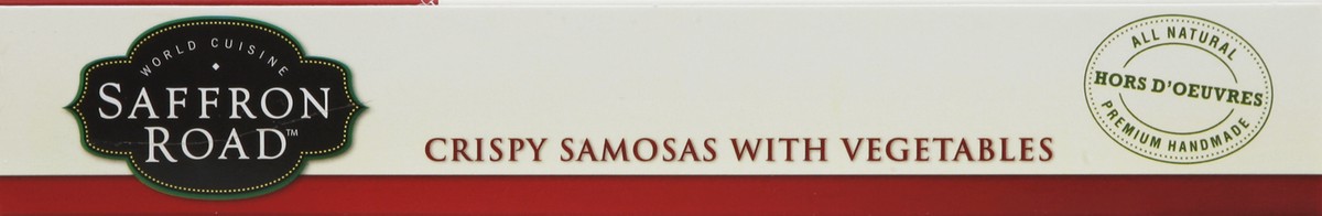 slide 2 of 4, Saffron Road Crispy Samosas With Vegetables, 8.25 oz