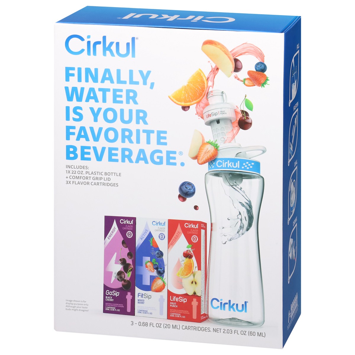 slide 9 of 9, Cirkul Starter Kit Water Bottle And Cartridge System, 5 ct