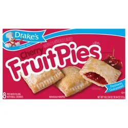 Pies, Drake's Family Pack Cherry Fruit Pies