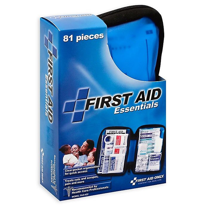 slide 1 of 1, First Aid Only First Aid Essentials Kit, 81 ct