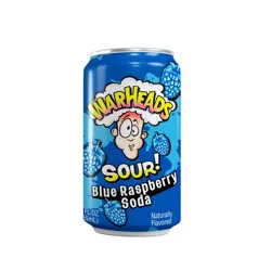Warheads Sour Soda Blue Raspberry - 12 oz