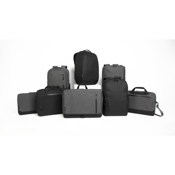 slide 5 of 10, Targus Cypress Hero Ecosmart Backpack With 15.6'' Laptop Pocket, Light Gray, 1 ct