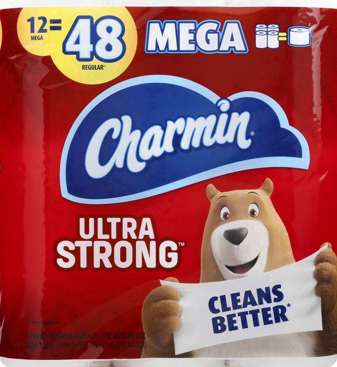 slide 25 of 26, Charmin Ultra Strong Mega Rolls, 12 ct