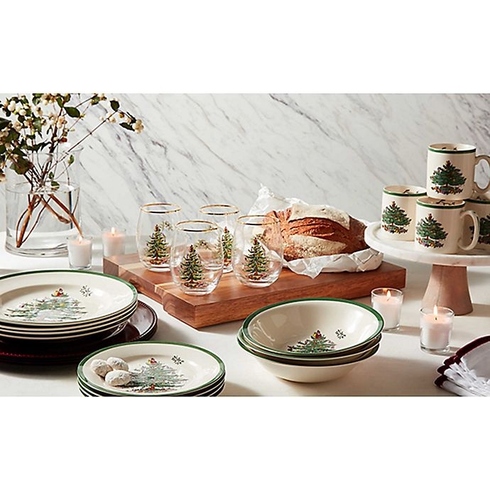 slide 2 of 2, Spode Christmas Tree Place Setting, 4 ct