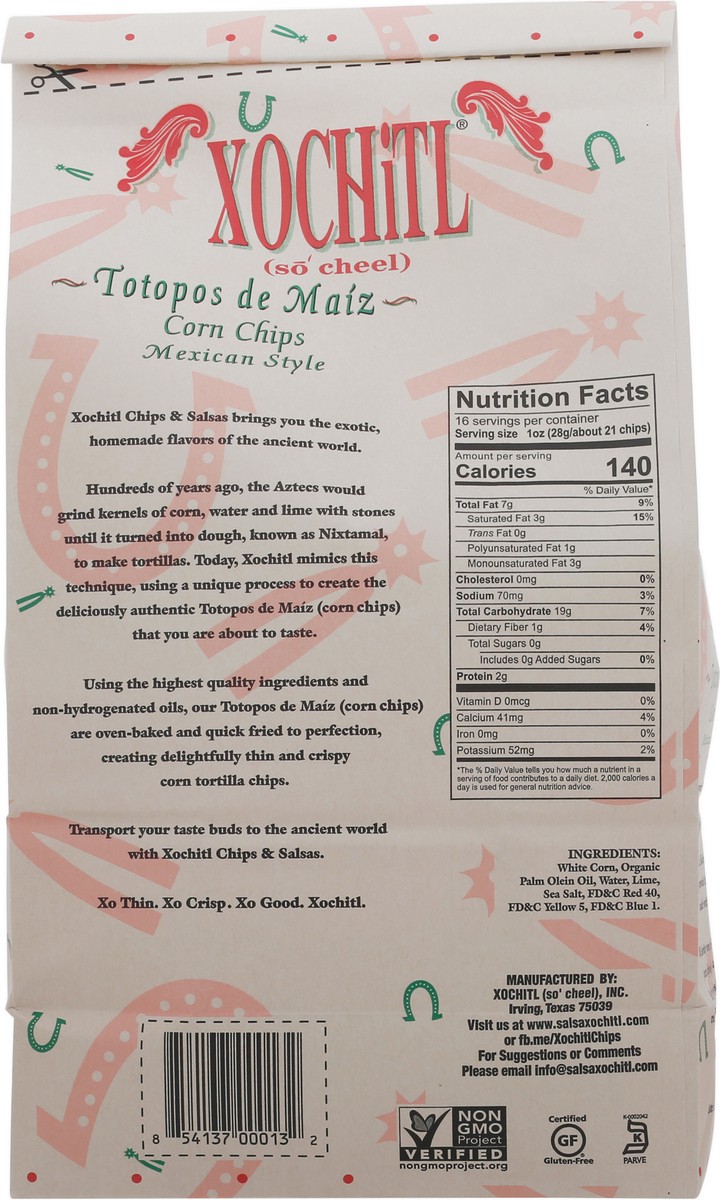 slide 6 of 14, Xochitl Mexican Style Corn Chips 16 oz, 16 oz
