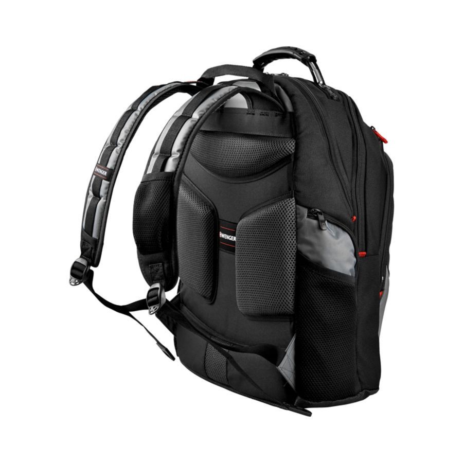 slide 5 of 5, SwissGear Pegasus Computer Backpack For Laptops Up To 17'', Black/Blue, 1 ct