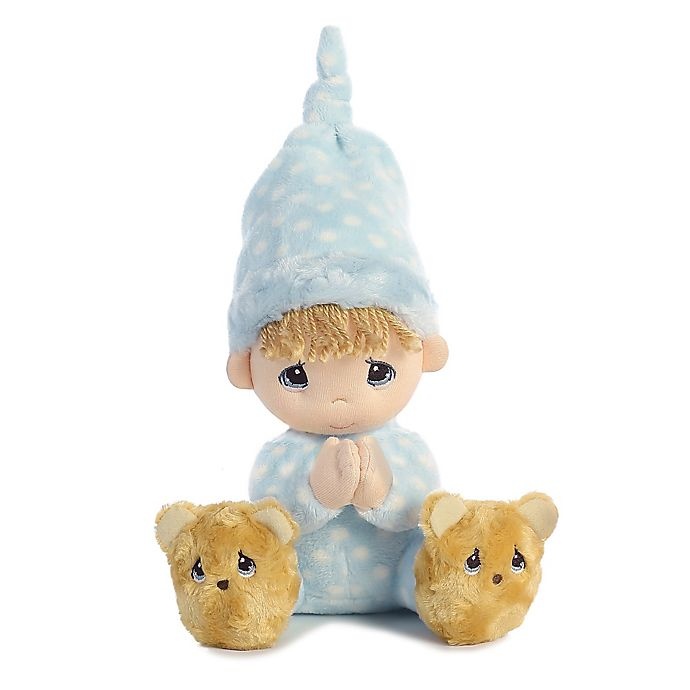 slide 1 of 3, Precious Moments Precious Boy Prayer Doll with Blonde Hair, 1 ct