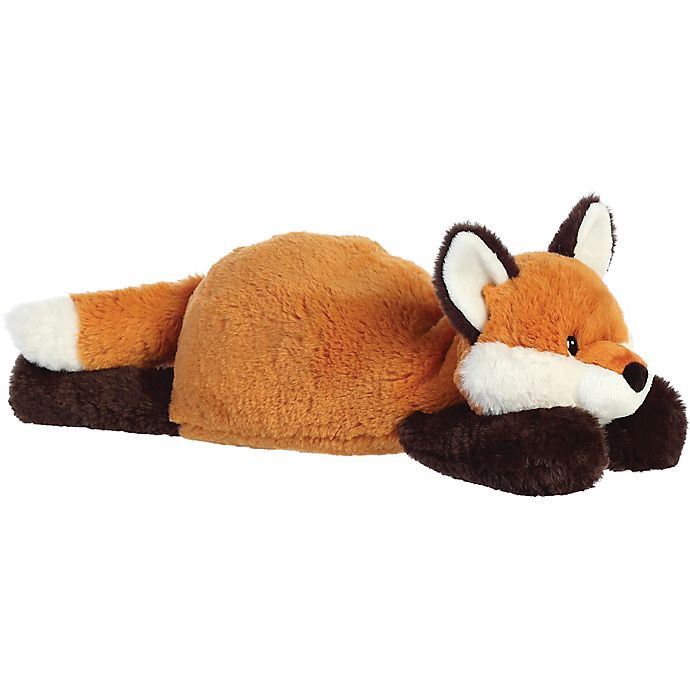 slide 2 of 5, Aurora World Snoozle Fox Plush Toy - Brown/Beige, 1 ct
