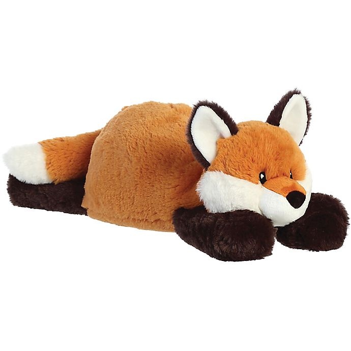 slide 1 of 5, Aurora World Snoozle Fox Plush Toy - Brown/Beige, 1 ct