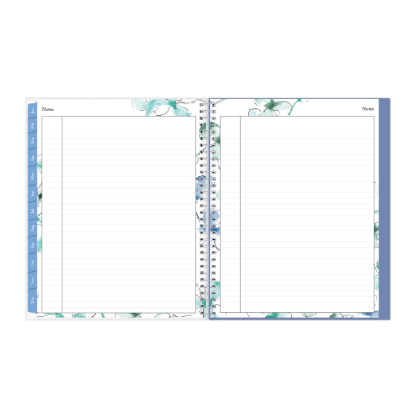 slide 5 of 5, Blue Sky Frosted Weekly/Monthly Safety Wirebound Planner, 8-1/2'' X 11'', Lindley, January To December 2022, 100654, 1 ct