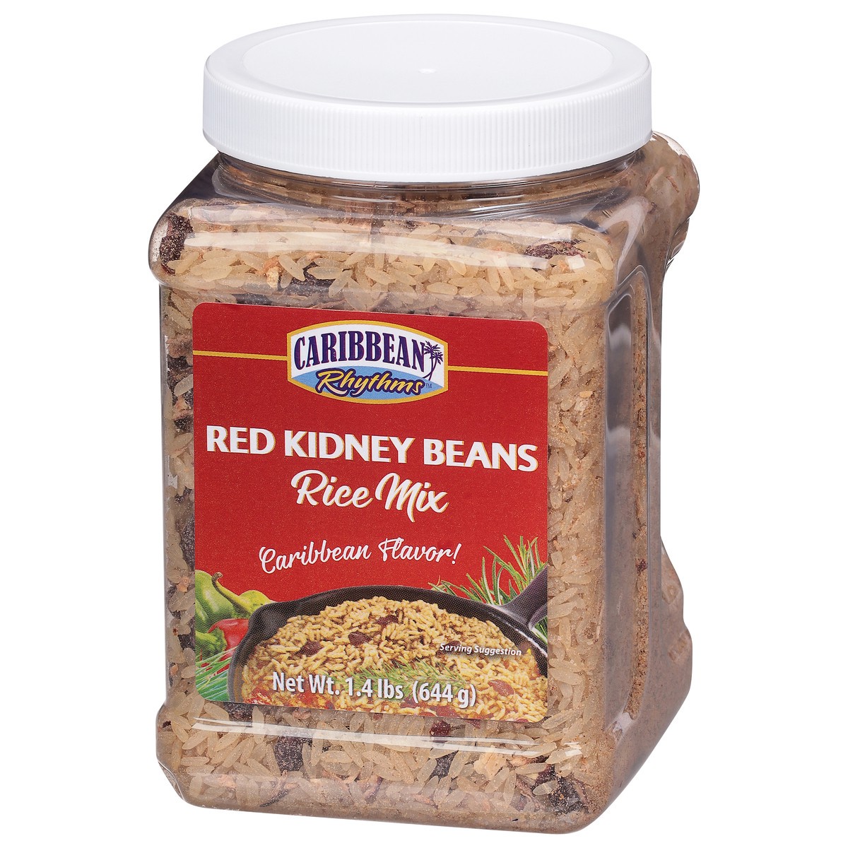 slide 10 of 13, Caribbean Rhythms Red Kidney Beans Caribbean Flavor Rice Mix 1.4 lb, 1.4 lb