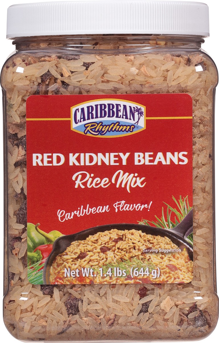 slide 8 of 13, Caribbean Rhythms Red Kidney Beans Caribbean Flavor Rice Mix 1.4 lb, 1.4 lb